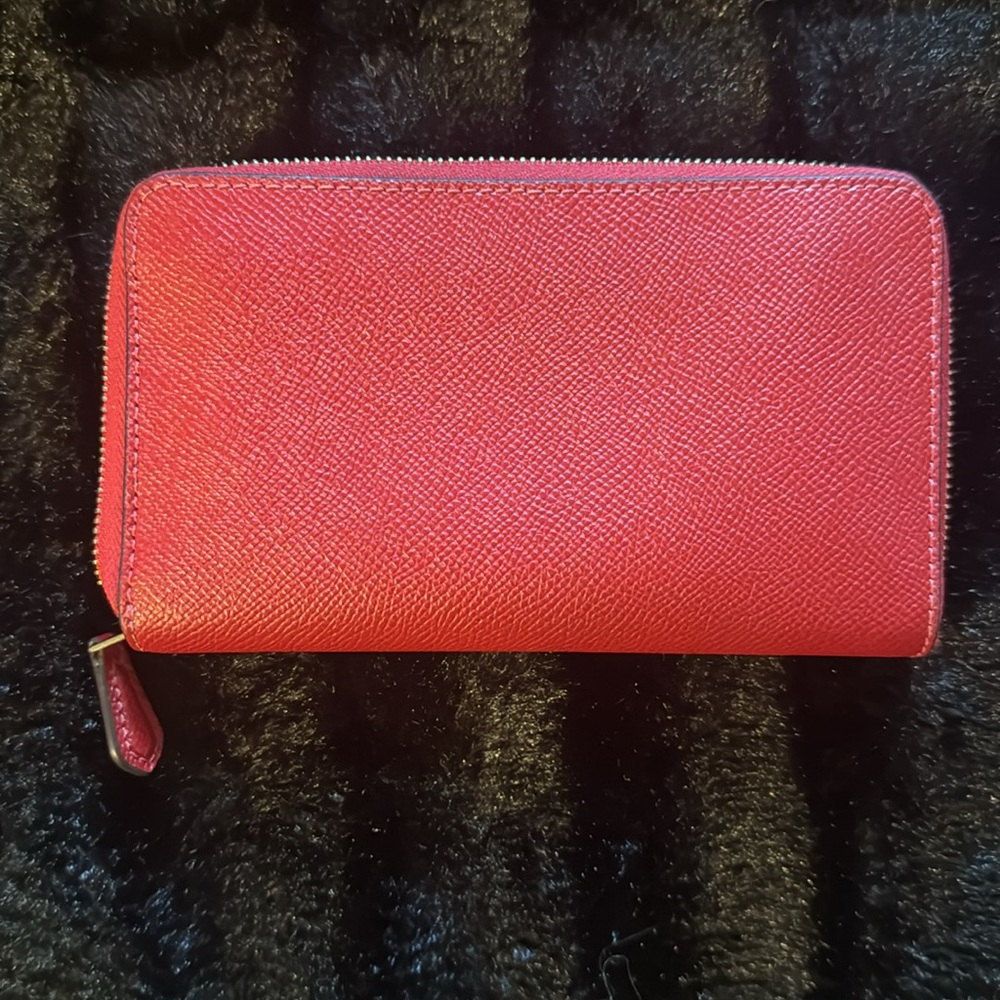 Coach Red Wallet - Picture 2 of 3